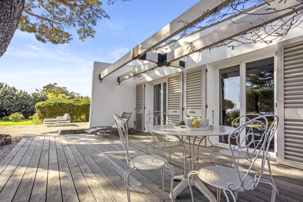 terrasse Villa Artemis Golfe de saint tropez