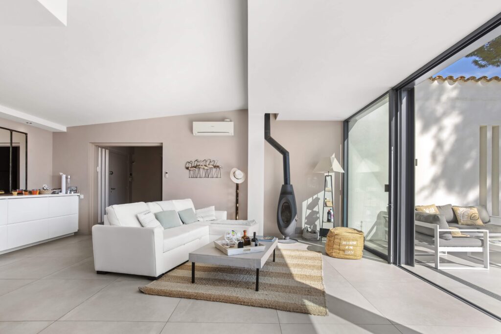 Salon de la Villa Artemis Golf de saint tropez